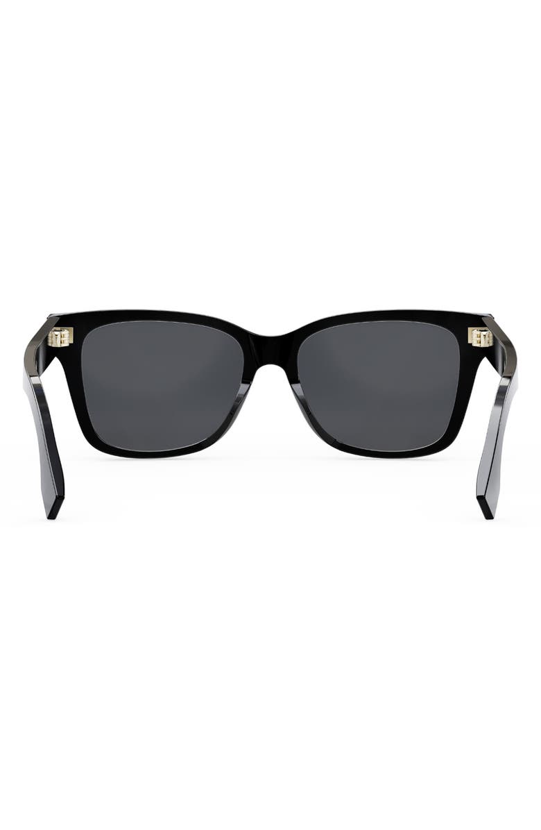 Fendi 'Fendi Lettering 54mm Geometric Sunglasses, Alternate, color,