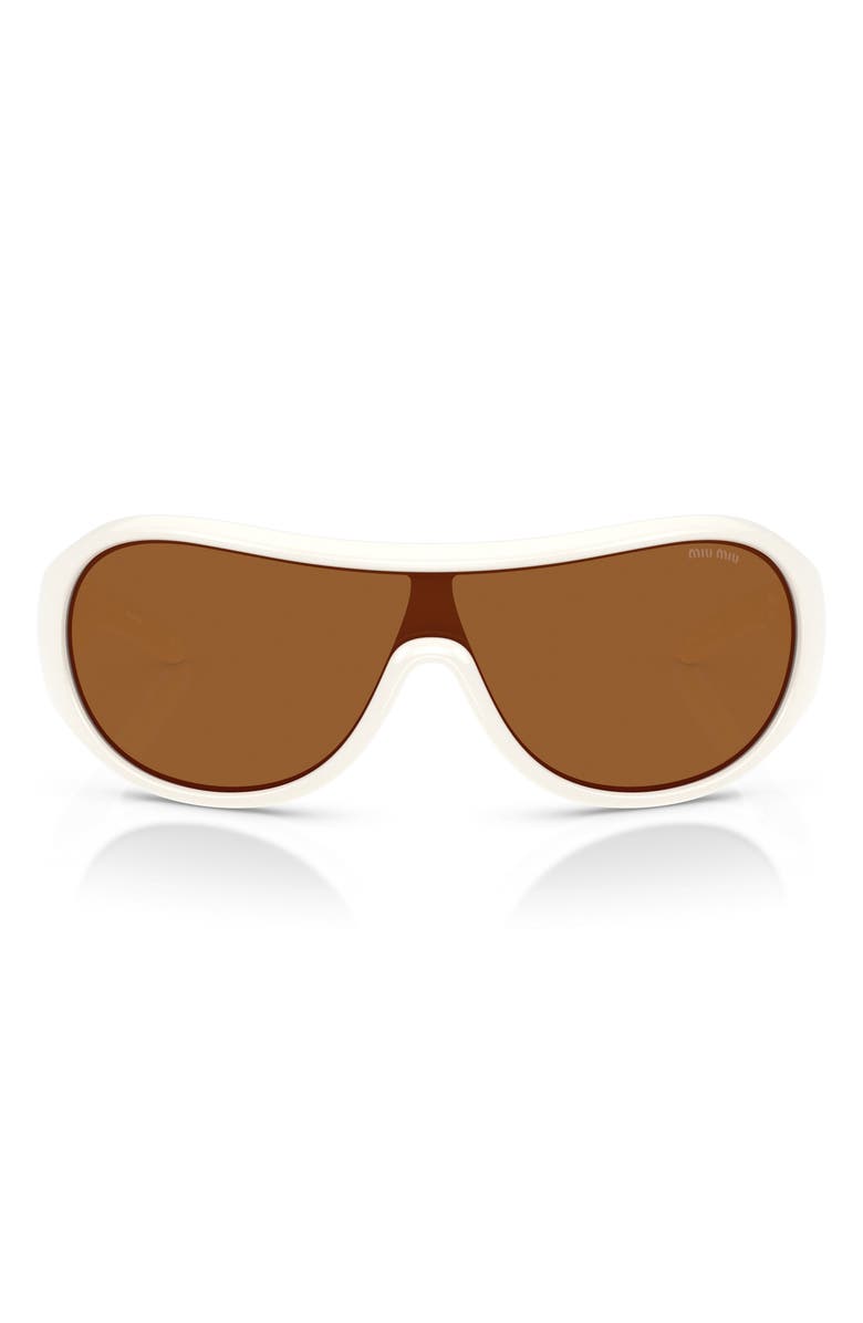 Miu Miu 133mm Oversized Irregular Sunglasses, Main, color,