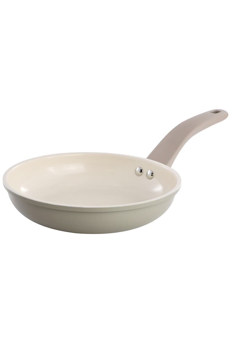 8 Inch Ceramic Nonstick Frying Pan, Main, color, Beige