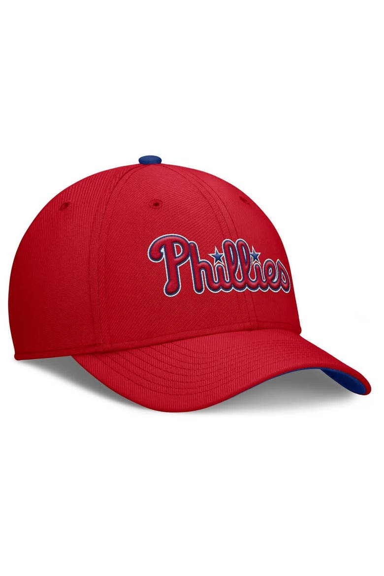 Men's Nike Red Philadelphia Phillies Primetime Rise Dri-FIT Flex Hat, Alternate, color, Red