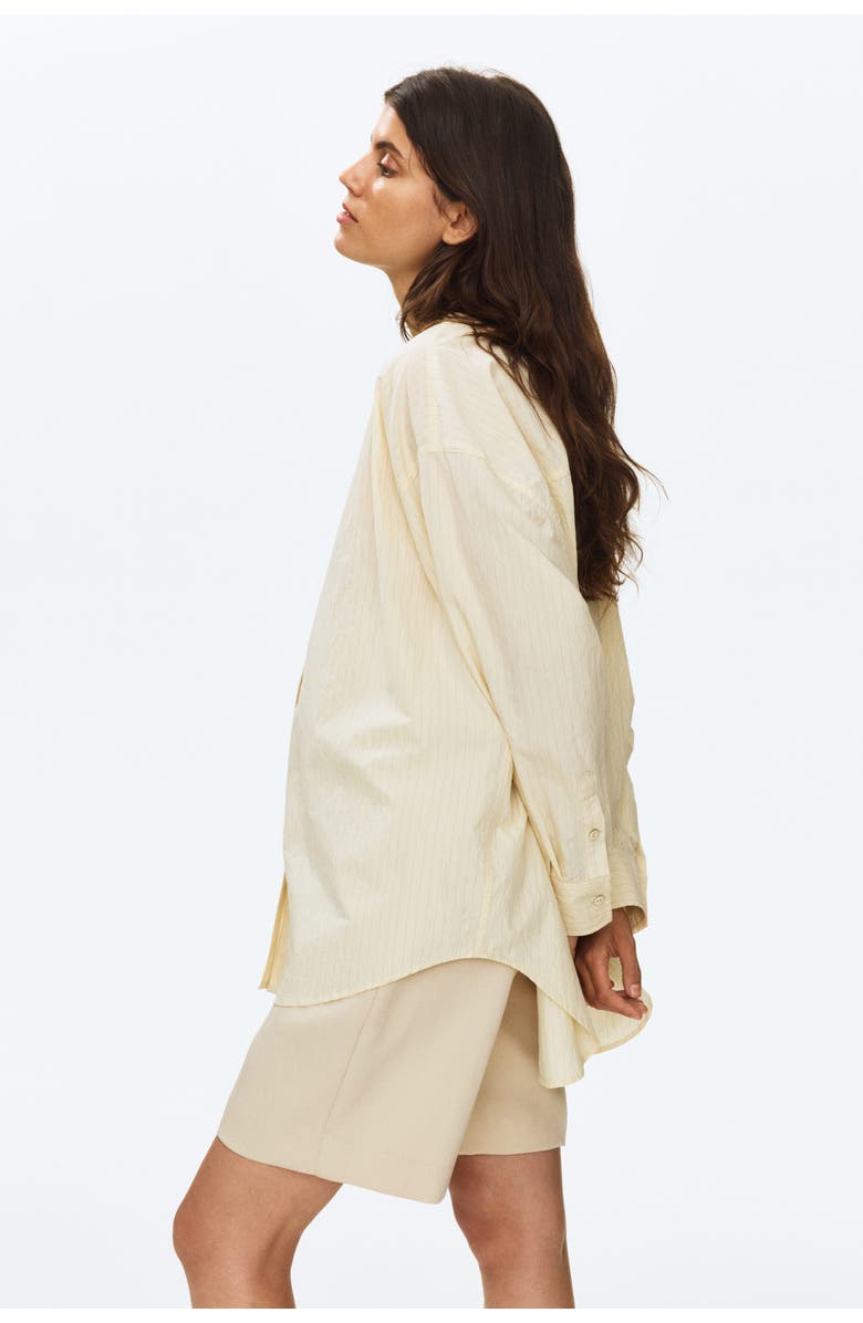 H&M Mama Linen-blend Bermuda Shorts, Alternate, color, Light Beige