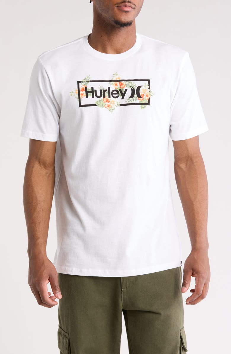 Hurley Congo Logo Graphic T-Shirt, Main, color, 