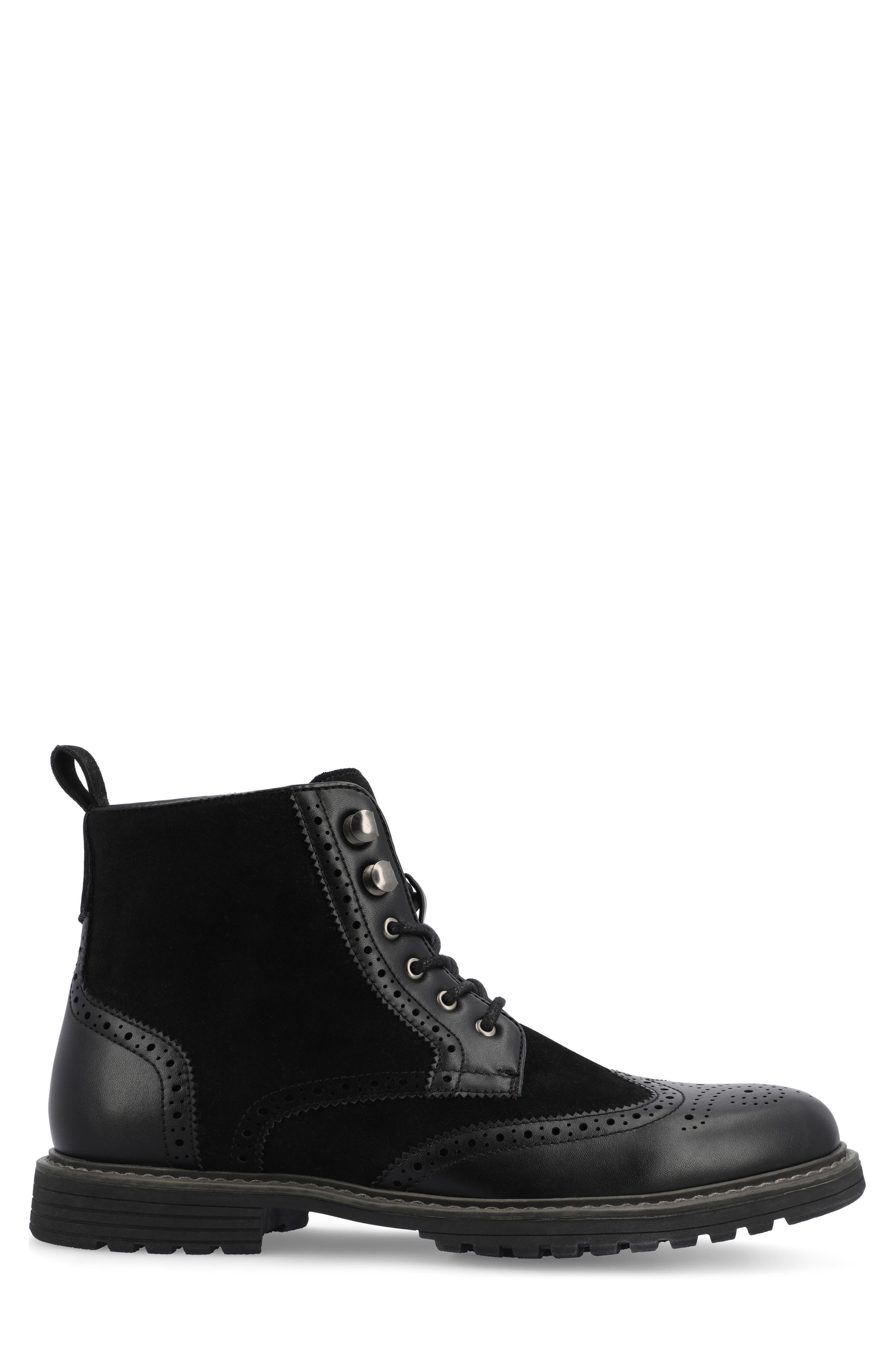 VANCE CO Virgil Wingtip Ankle Boot, Alternate, color, 