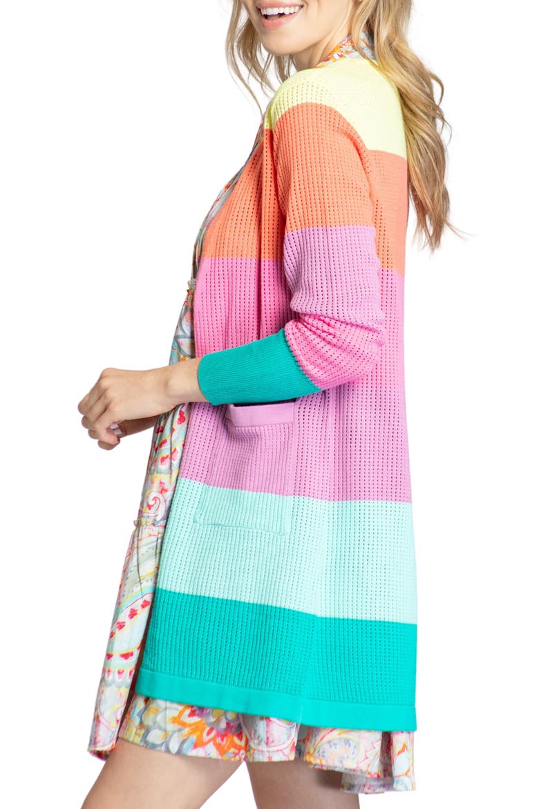 Rainbow Cardigan, Alternate, color, PINK MULTI