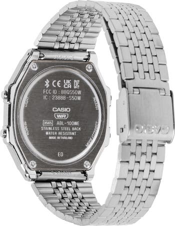 Silver Tone Chronograph Quartz Analog Digital Men's Watch Sz