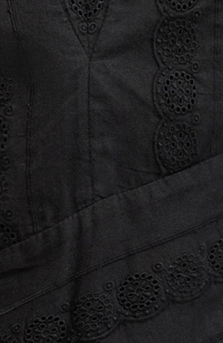 AllSaints Avania Eyelet Embroidery Dress, Alternate, color, 
