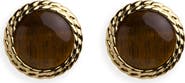 ARGENTO VIVO Bezel Stud Earrings