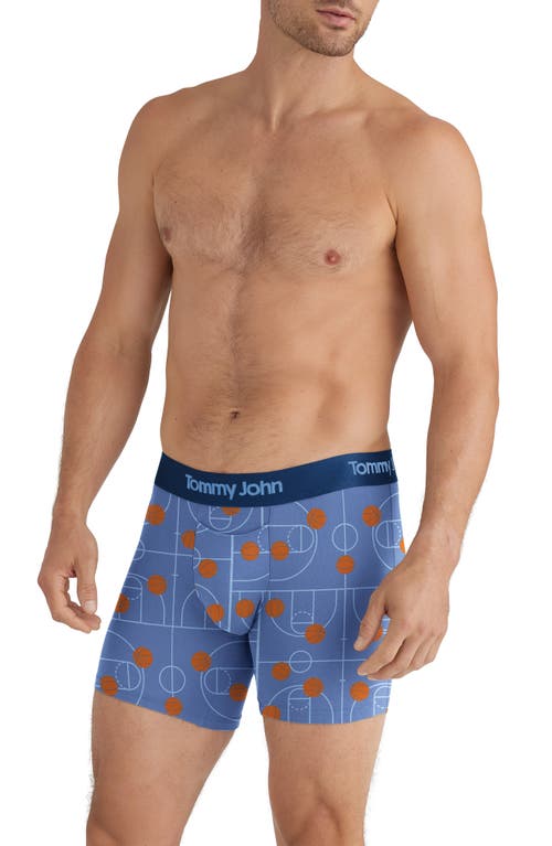 Tommy John Second Skin 6-inch Boxer Briefs In Slam Dunk Dress Blues