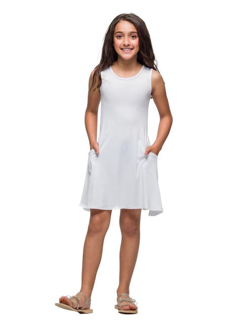 Sleeveless Pocket Swing Dress