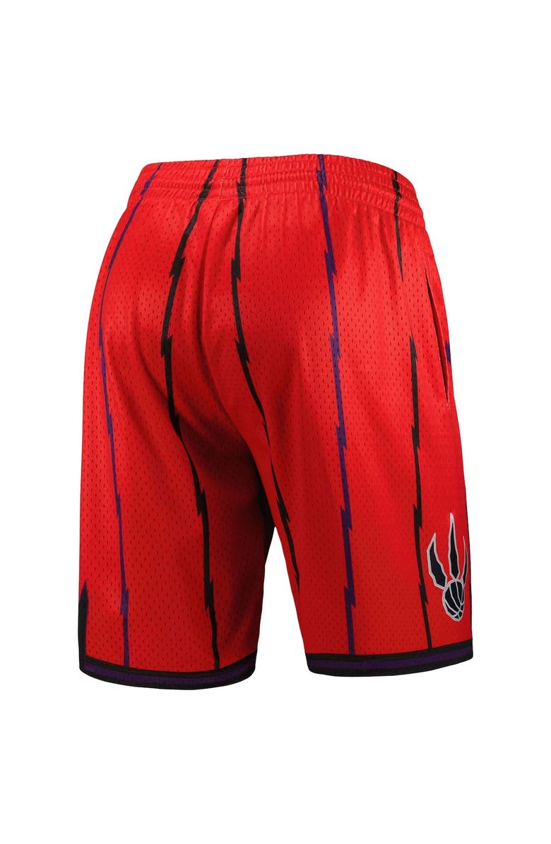 Mitchell & Ness Men's Mitchell & Ness Red Toronto Raptors Hardwood Classics Reload 2.0 Swingman Shorts, Alternate, color, 