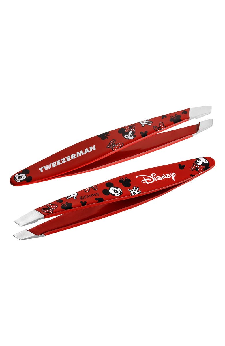 TWEEZERMAN Disney Mickey Mouse and Minnie Mouse We Got Ears Mini Slant Tweezer, Alternate, color, We Got Ears