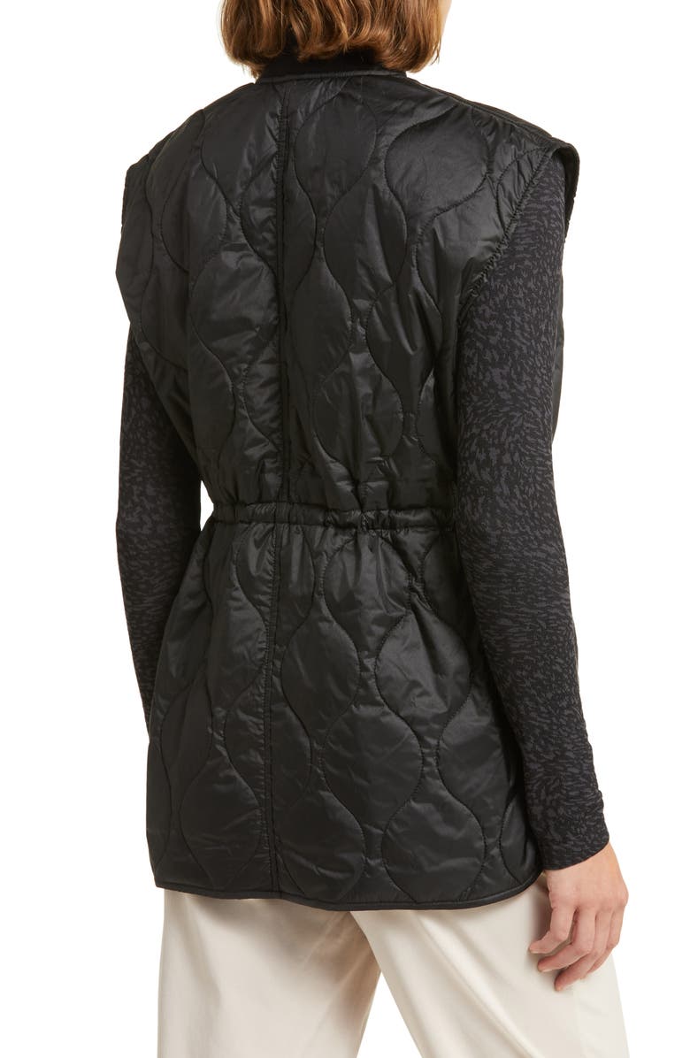 Zella Quilted Insulated Vest, Alternate, color,