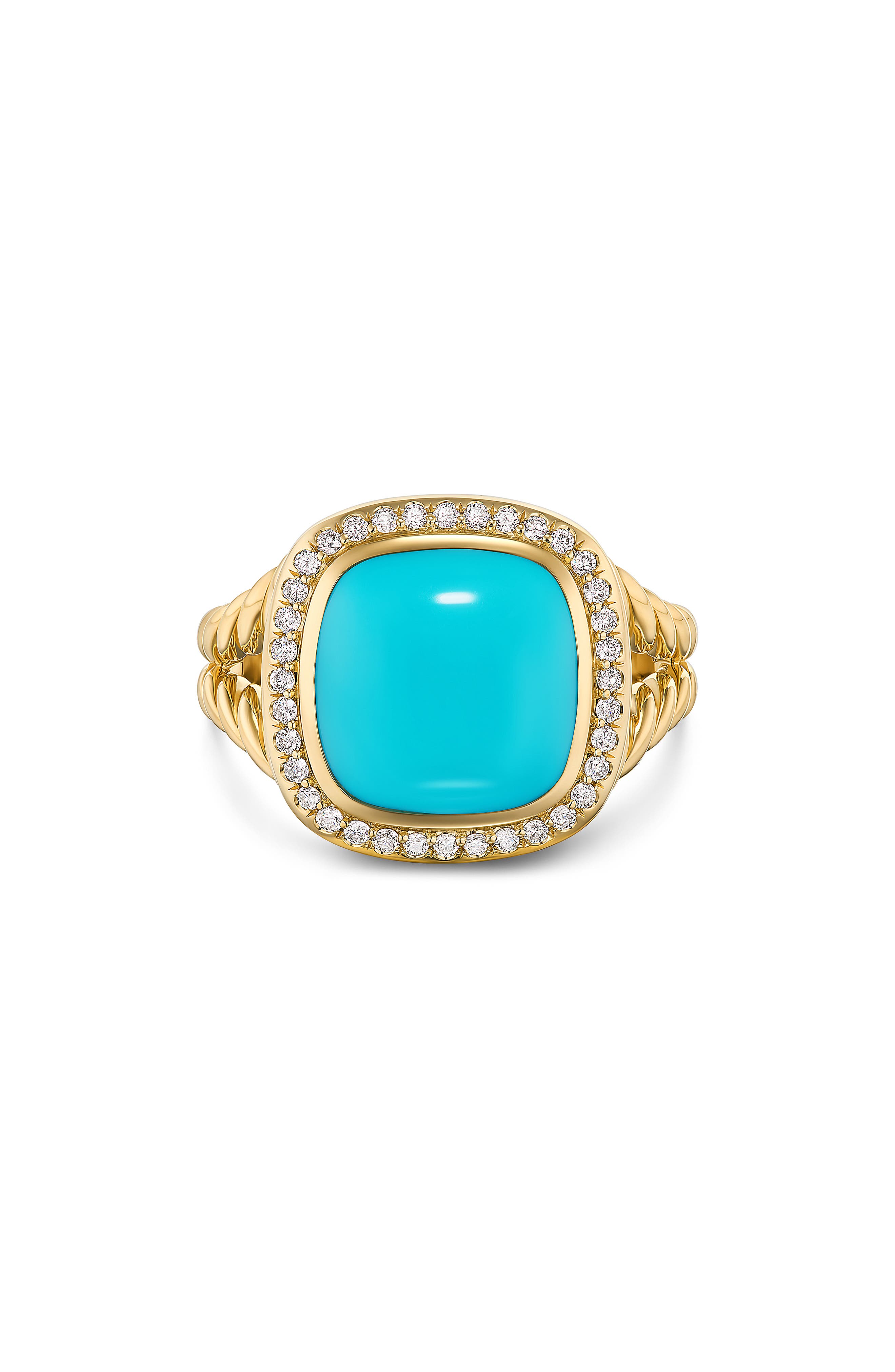 AQUA/ 18K GOLD