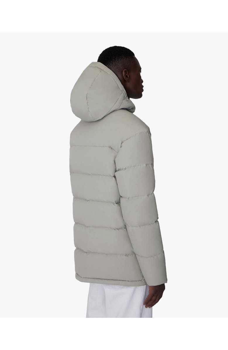 Quartz Co. ALEXANDER | Hooded Recycled Down Winter Jacket, Alternate, color, Ice