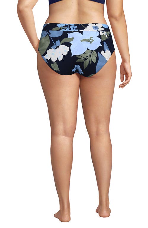 LANDS' END LANDS' END CHLORINE RESISTANT PINCHLESS HIGH WAISTED BIKINI BOTTOMS
