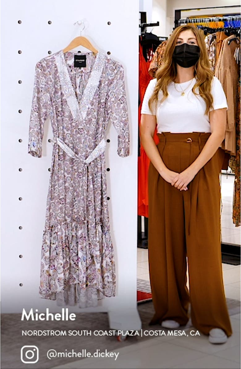 Diamond Life High/Low Belted Midi Dress, sales video thumbnail