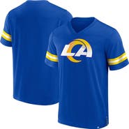 FANATICS Men's Fanatics Branded Royal Los Angeles Rams Jersey Tackle V-Neck T-Shirt
