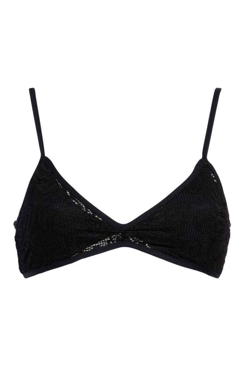 Eloisa Moderate Coverage Swim Top, Main, color, BLACK