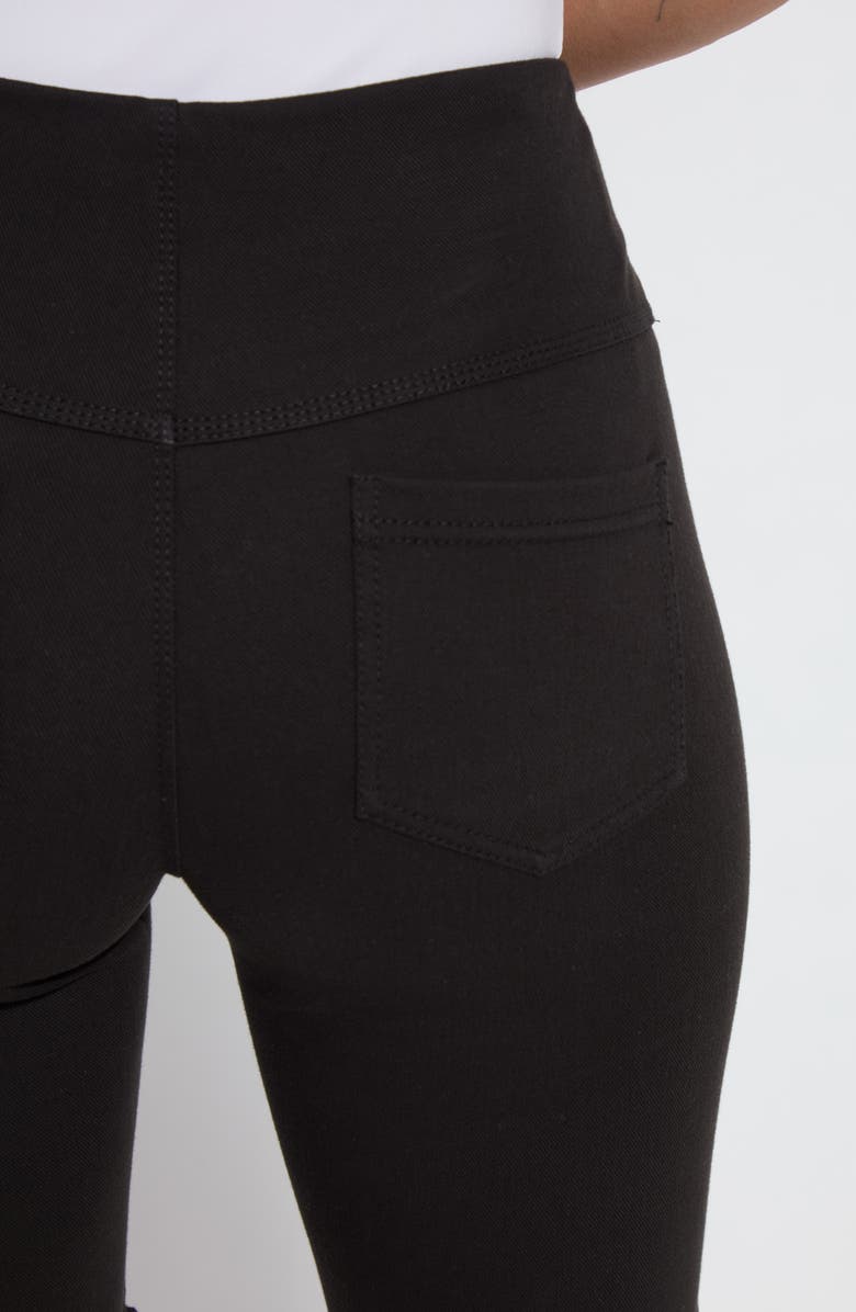 Lysse 'Lyssentials Stretch Denim Boyfriend Shorts, Alternate, color, Black