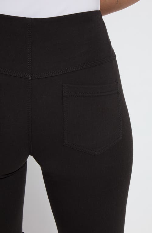 Lyssé Stretch Denim Boyfriend Shorts In Black