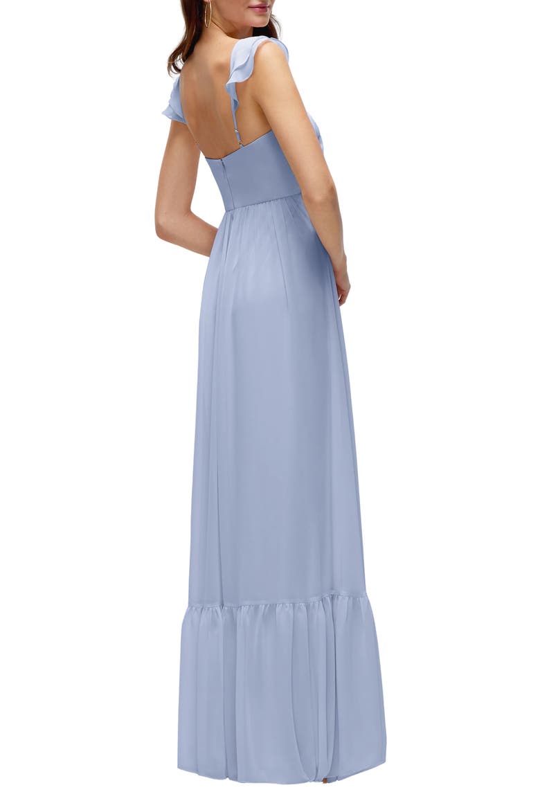 Bustier Maxi Dress, Alternate, color, SKY BLUE