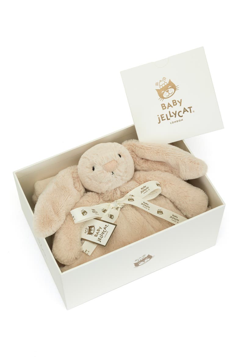 Bashful Luxe Bunny Blankie, Alternate, color, BEIGE