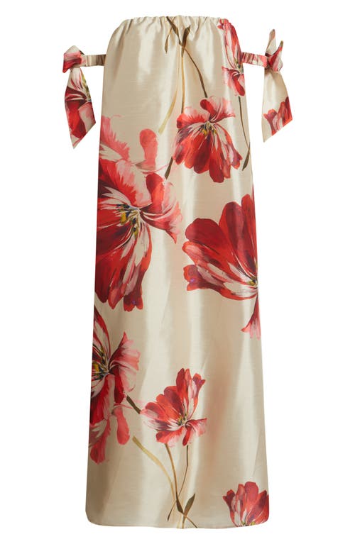 Hutch Iris Maxi Dress In Taupe Breezy Bloom