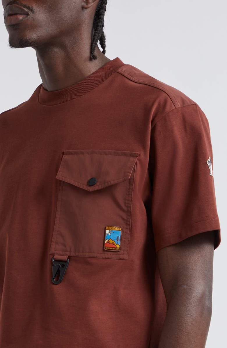 Moncler Grenoble Utility Pocket Heavy Cotton Jersey T-Shirt, Alternate, color,
