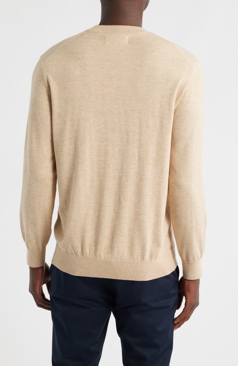 Mizzen+Main Heritage Crewneck Sweater, Alternate, color, Khaki Heather