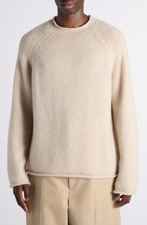 Roll Edge Cashmere Sweater