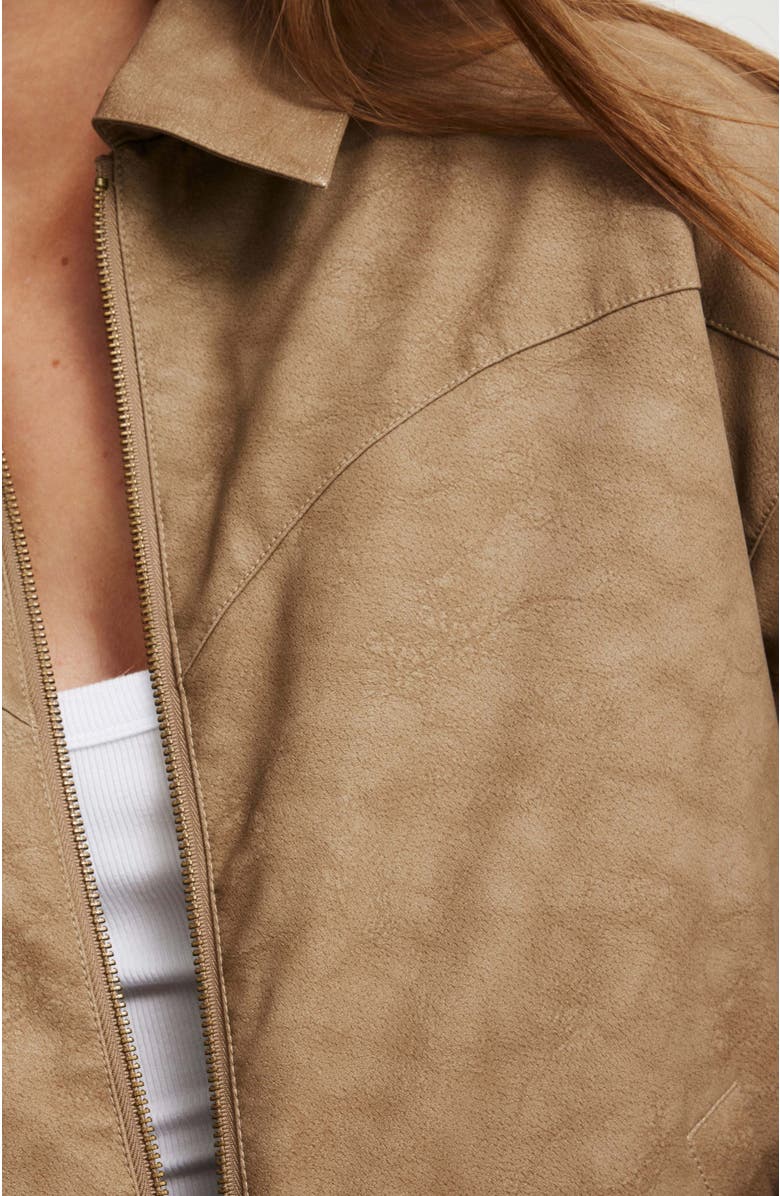 Cotton On River Faux Suede Jacket, Alternate, color,