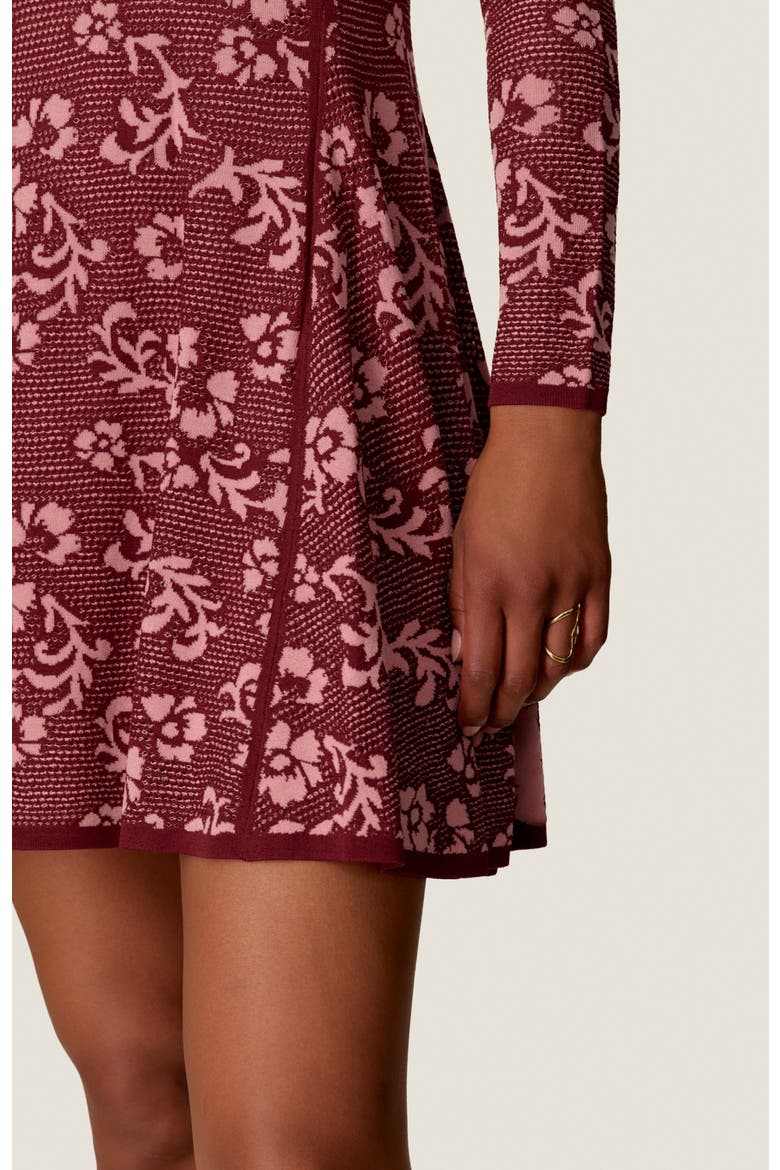 Daleney Jacquard Sweater Dress, Alternate, color, Cotto/Blush