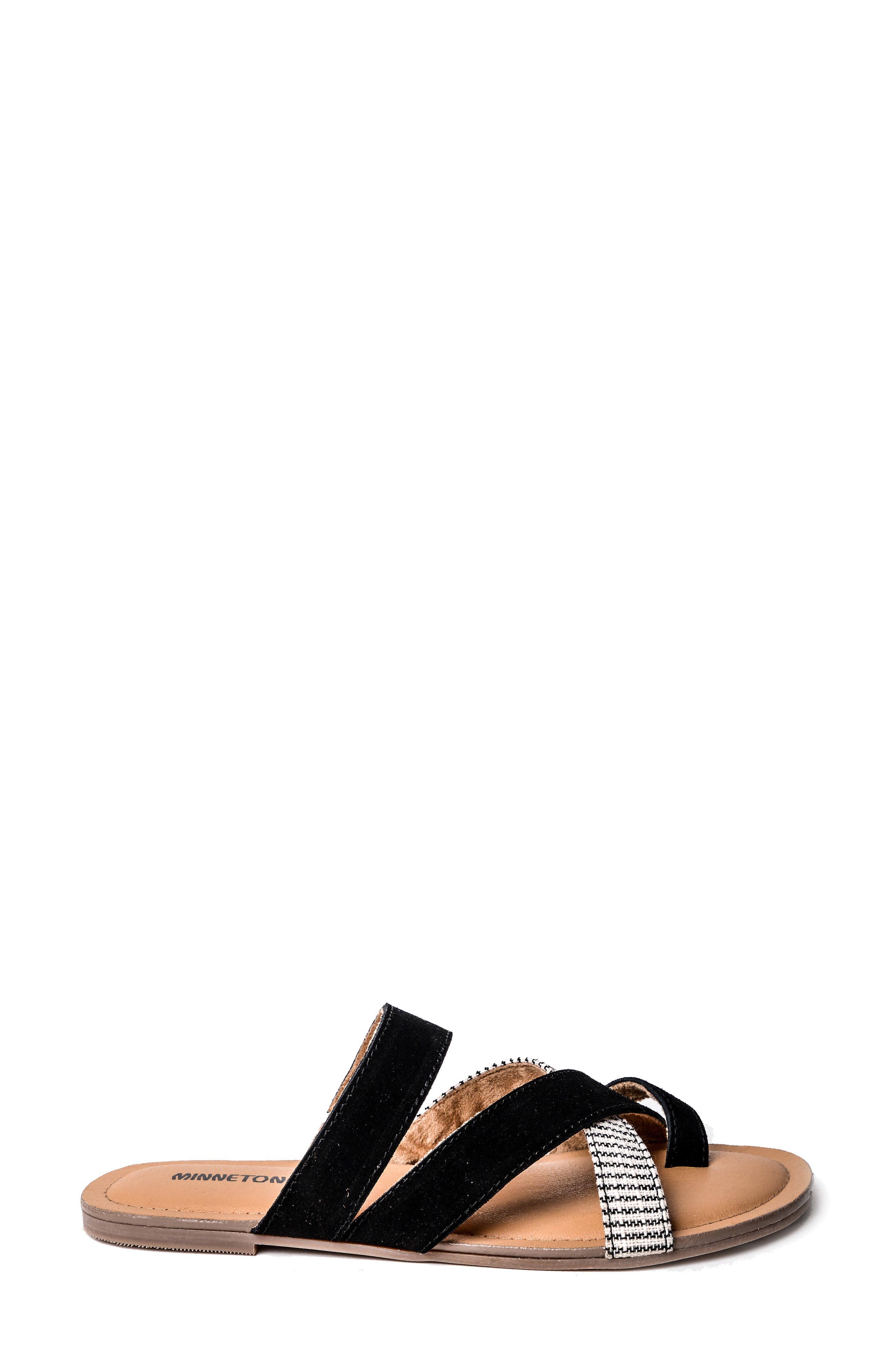 Minnetonka Faribee Strappy Sandal, Alternate, color, 