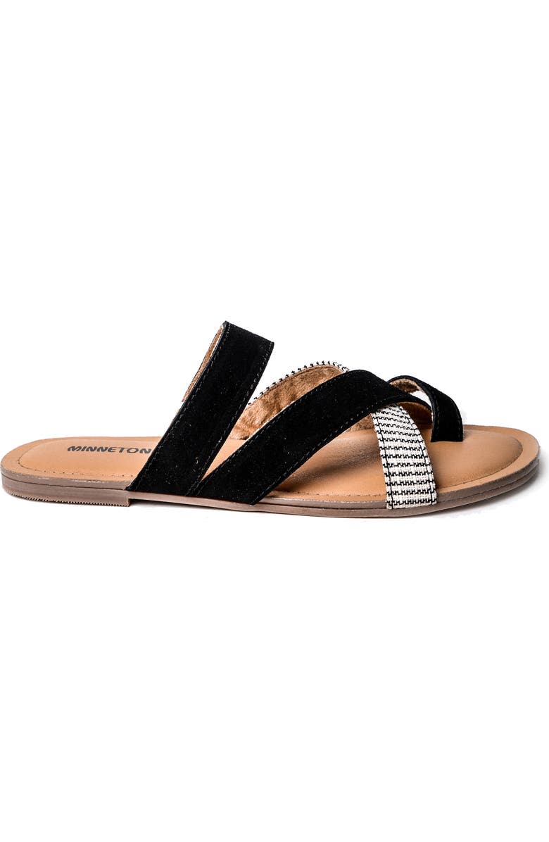 Minnetonka Faribee Strappy Sandal, Alternate, color,