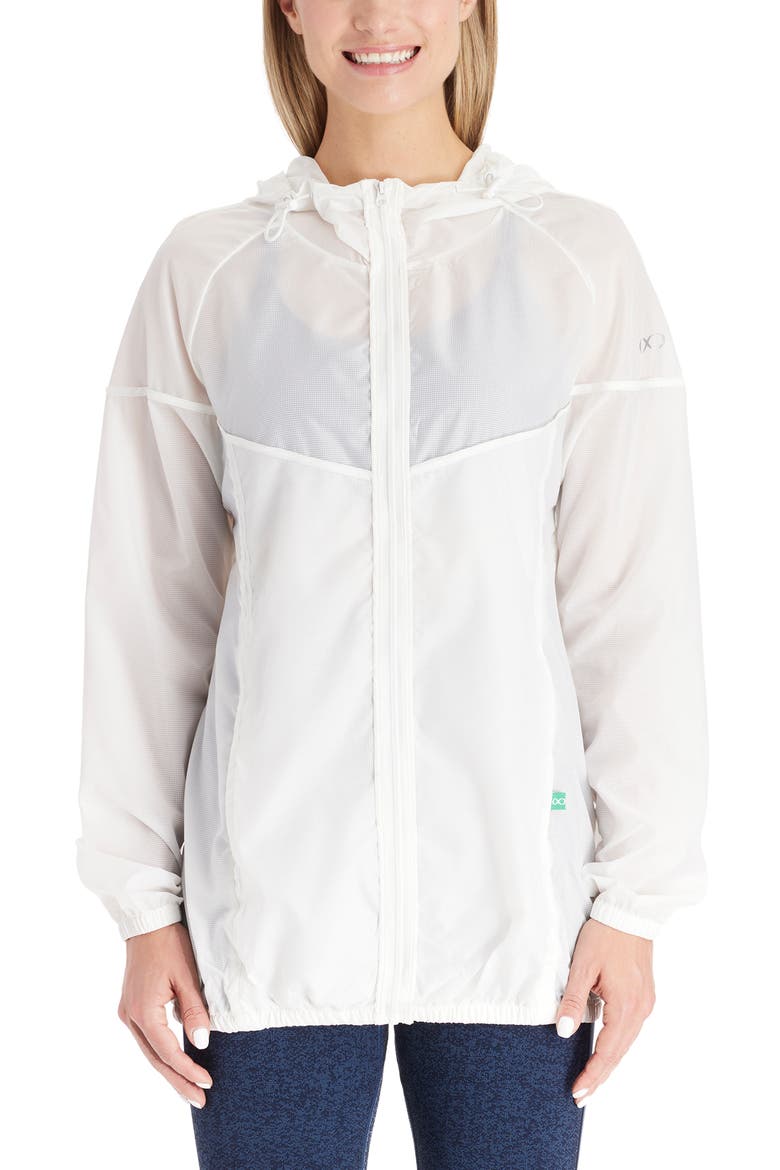 Waterproof 3-in-1 Maternity Windbreaker, Main, color, EGGSHELL