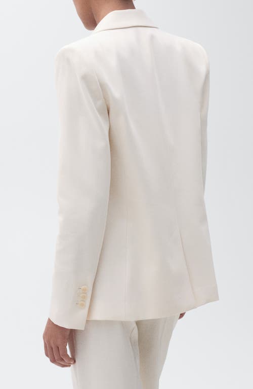 MANGO MANGO TEMPO DOUBLE BREASTED BLAZER