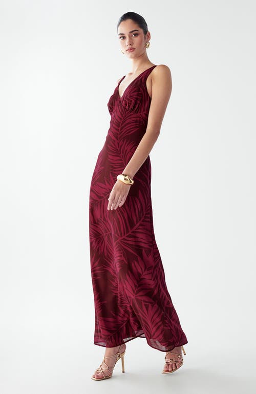 Bwldr Chelsea Dress In Burgundy