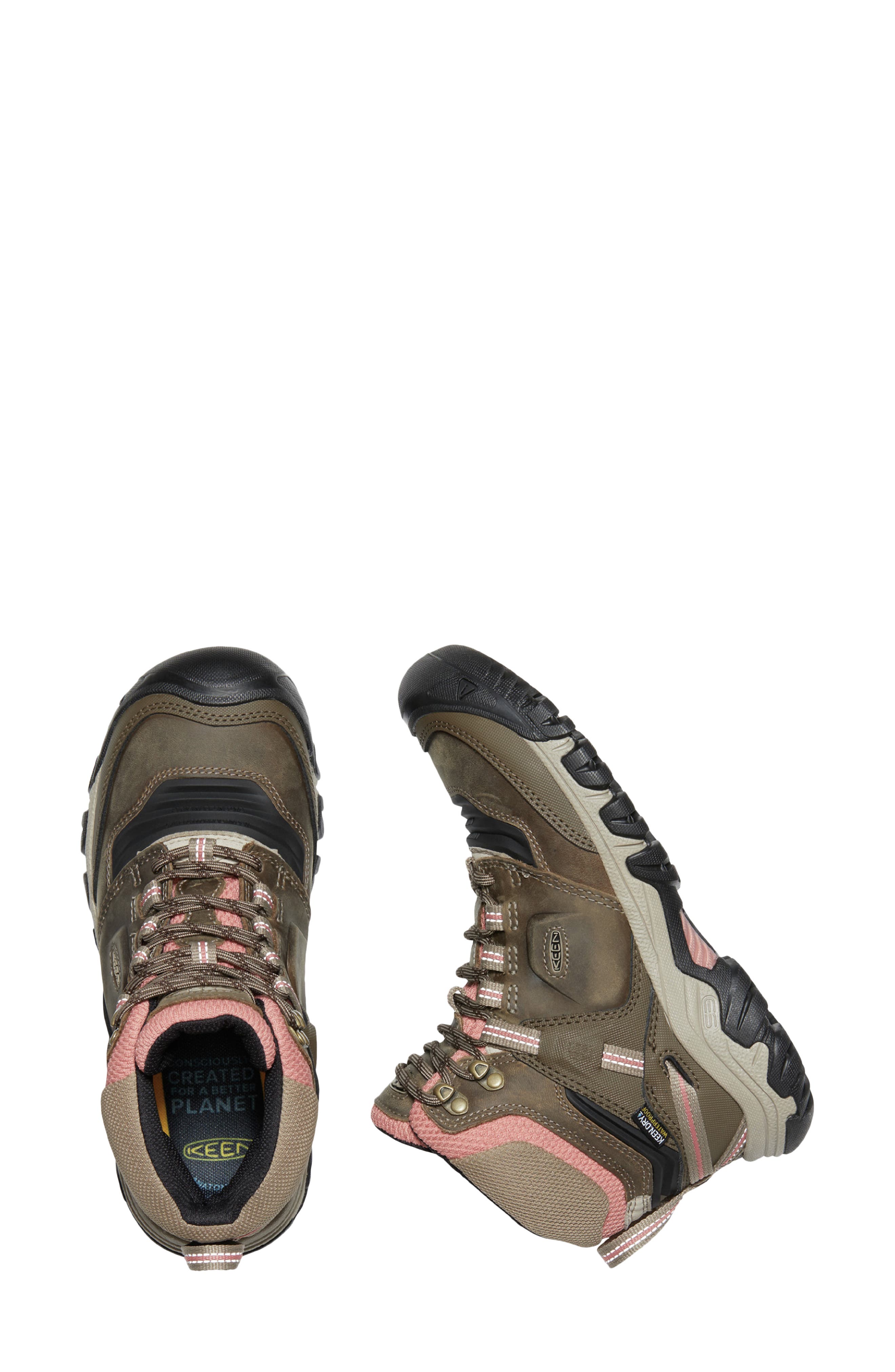 KEEN Ridge Flex Waterproof Mid Hiking Boot, Alternate, color, 