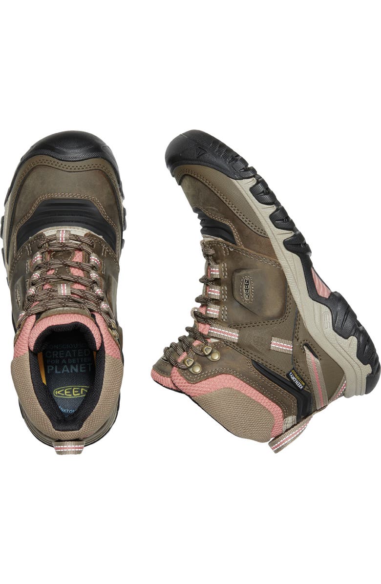 KEEN Ridge Flex Waterproof Mid Hiking Boot, Alternate, color,