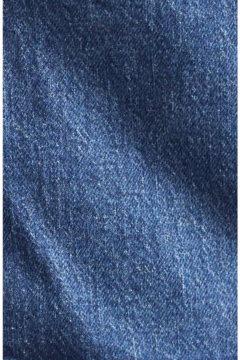 Gina Fitted Stretch Denim Jacket, Alternate, color, SEINE
