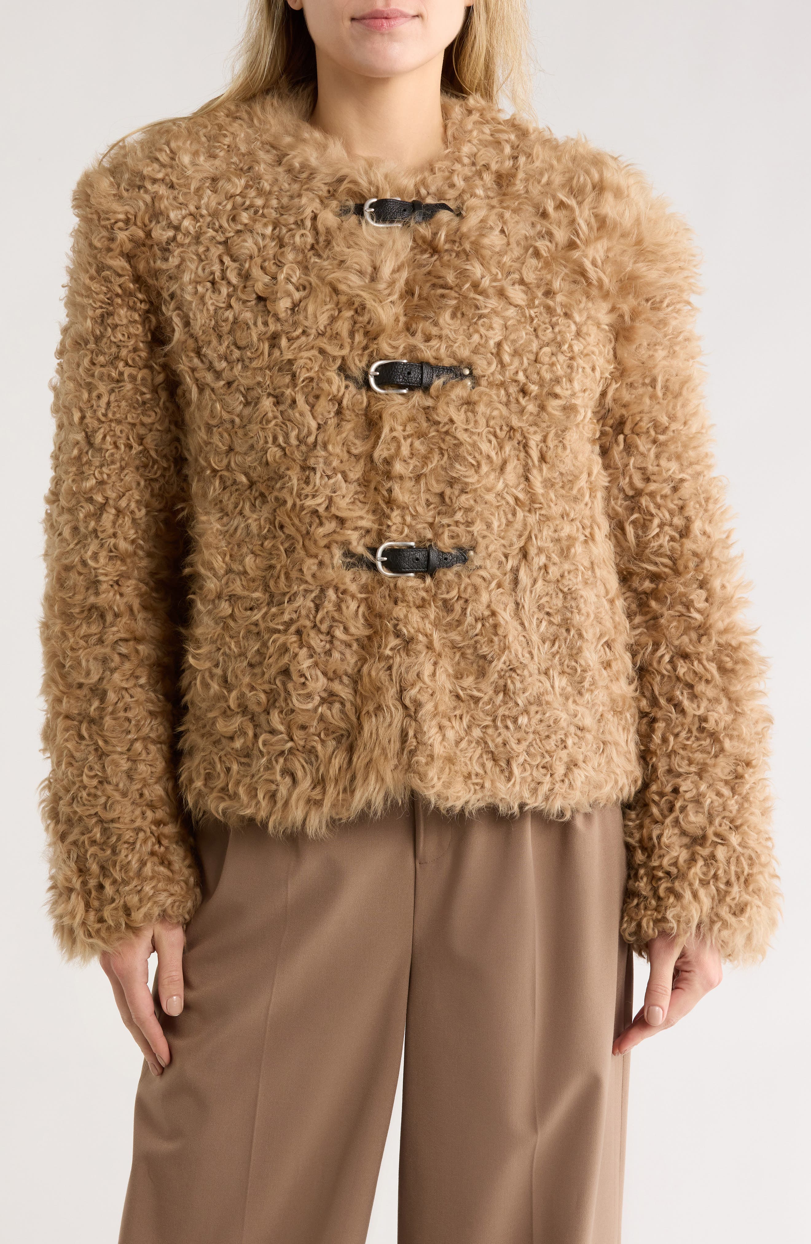 rag & bone Sabrina Genuine Shearling Coat