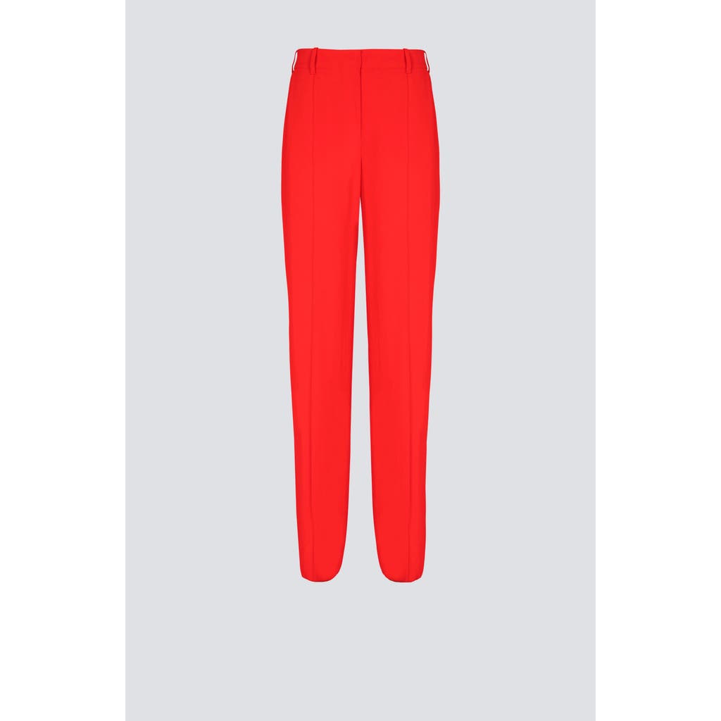 Balmain Crepe Straight-leg Tailored Trousers