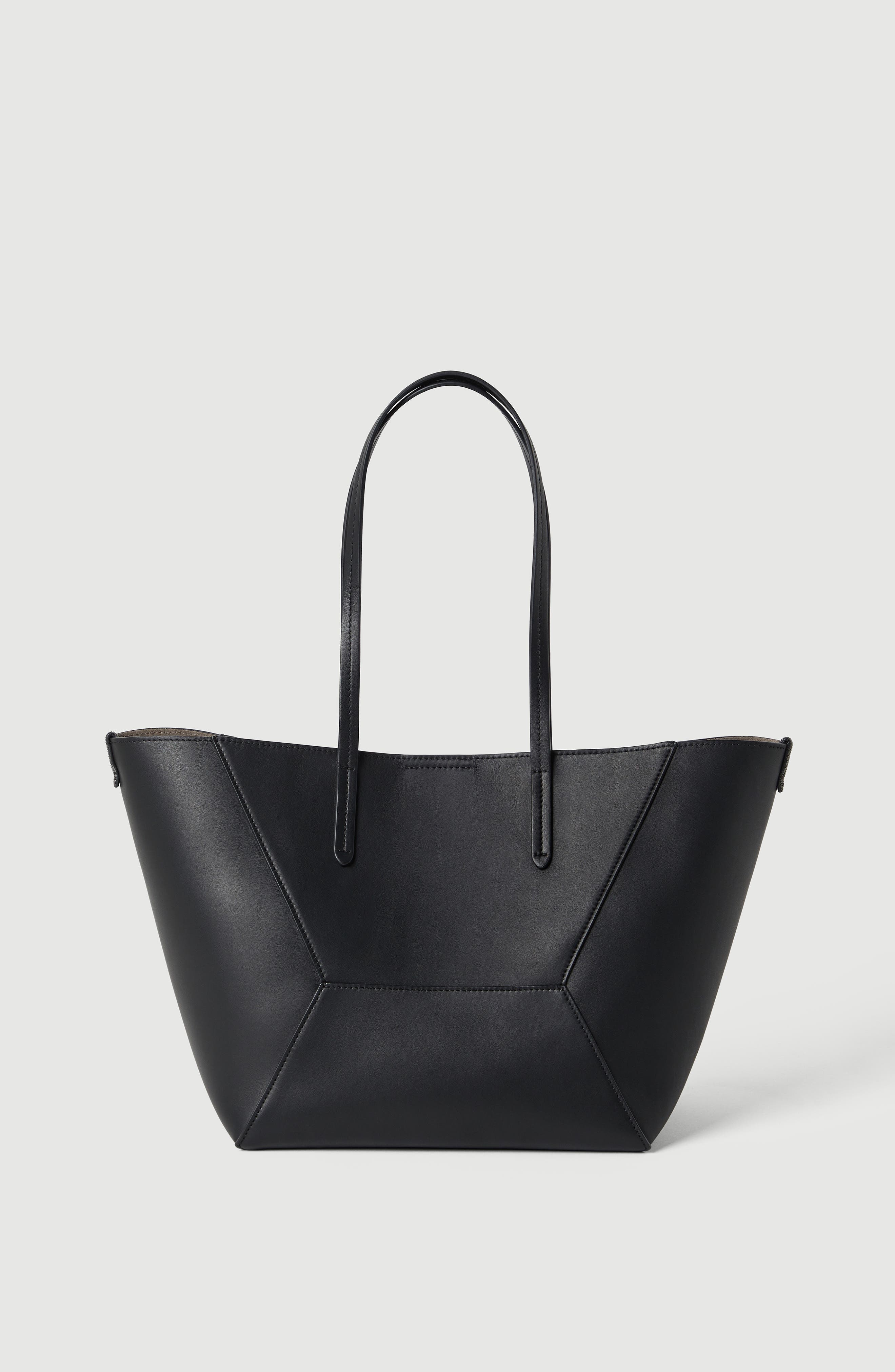 BC Duo small bag in calfskin with monili, Alternate, color, Black