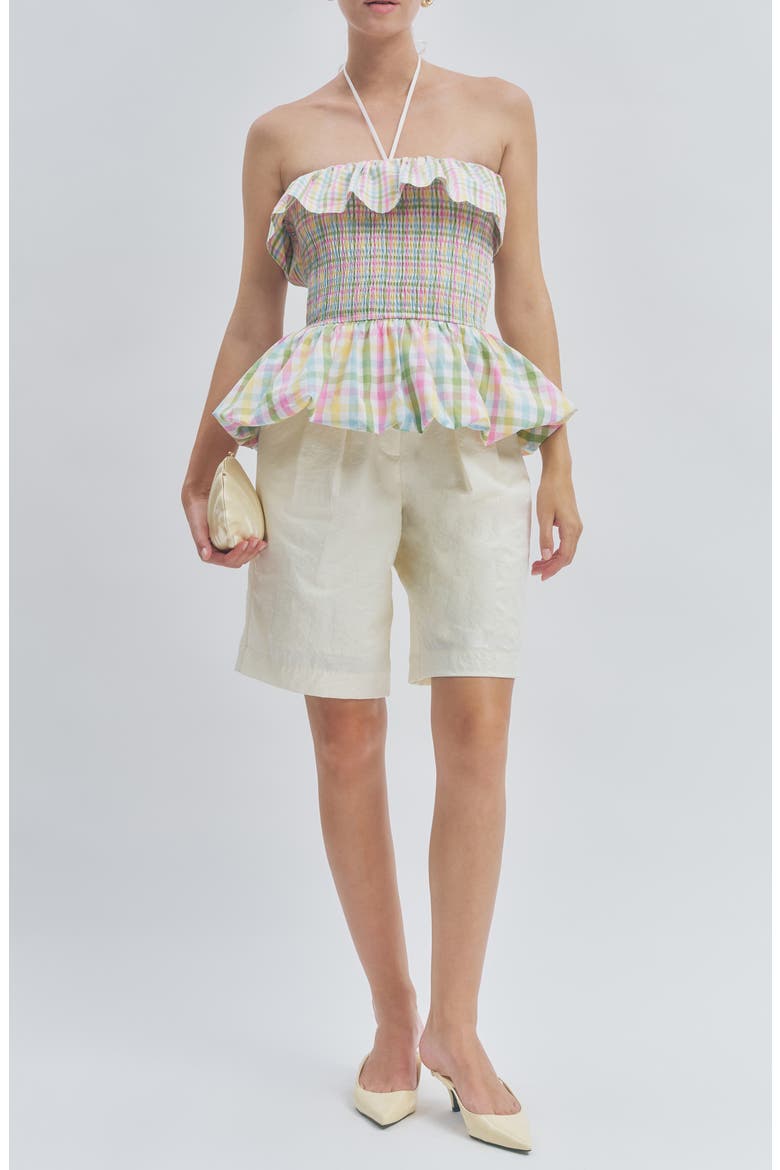 Goldie Halter Top, Alternate, color, MULTI PLAID