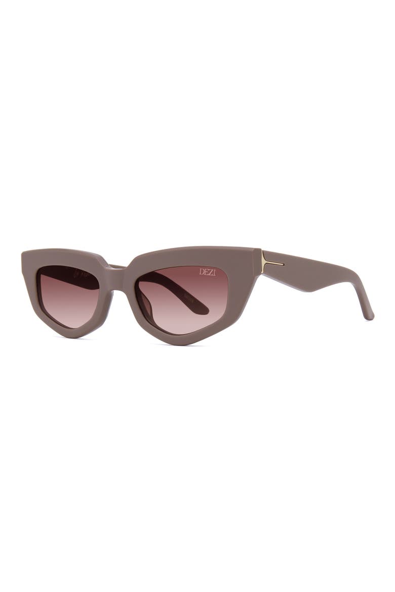 On Read 49mm Cat Eye Sunglasses, Alternate, color, MATTE STONE / TERRA COTTA
