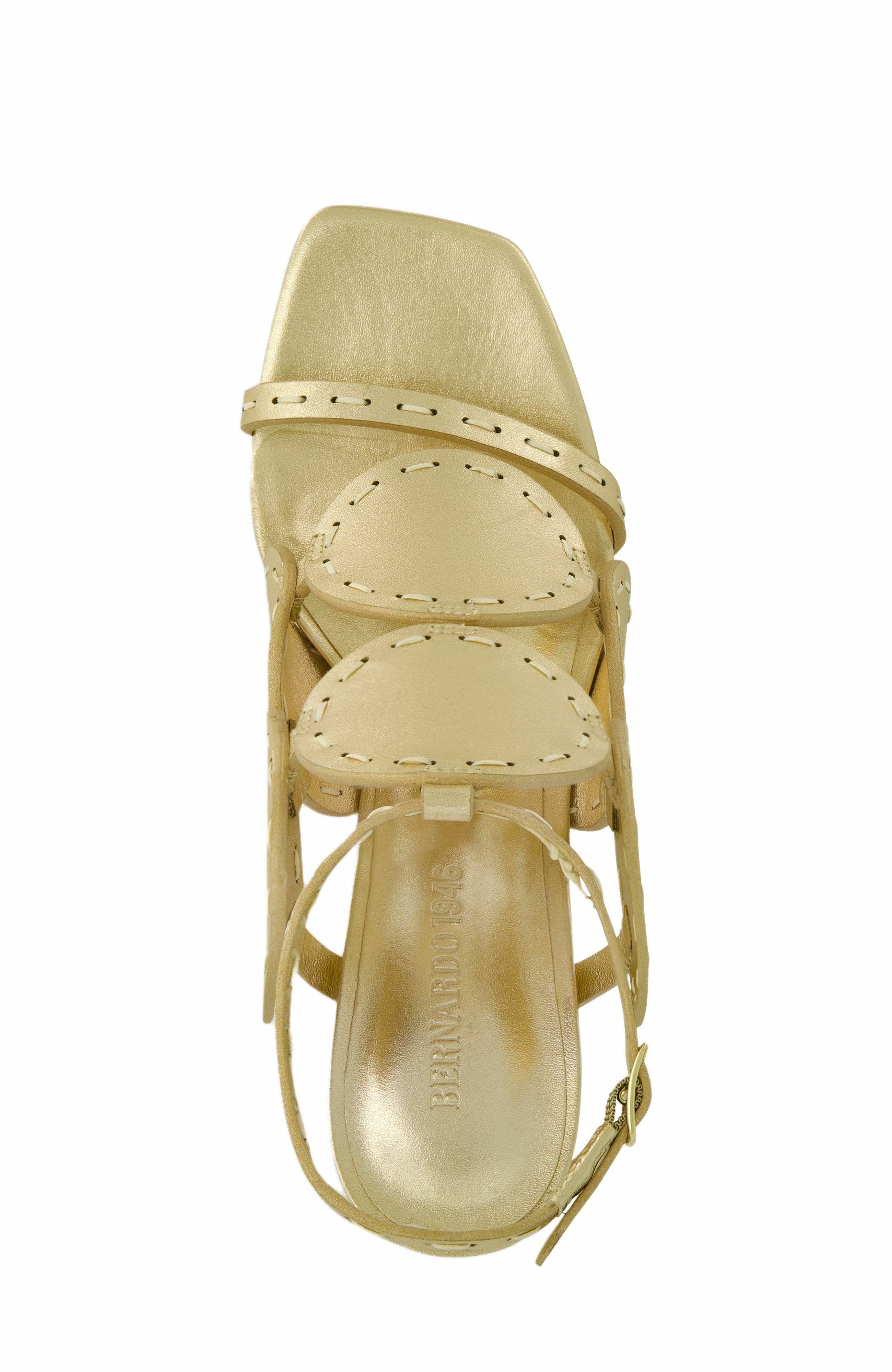 Bernardo 1946 Footwear New Moon 75 Heel, Alternate, color, Light Gold