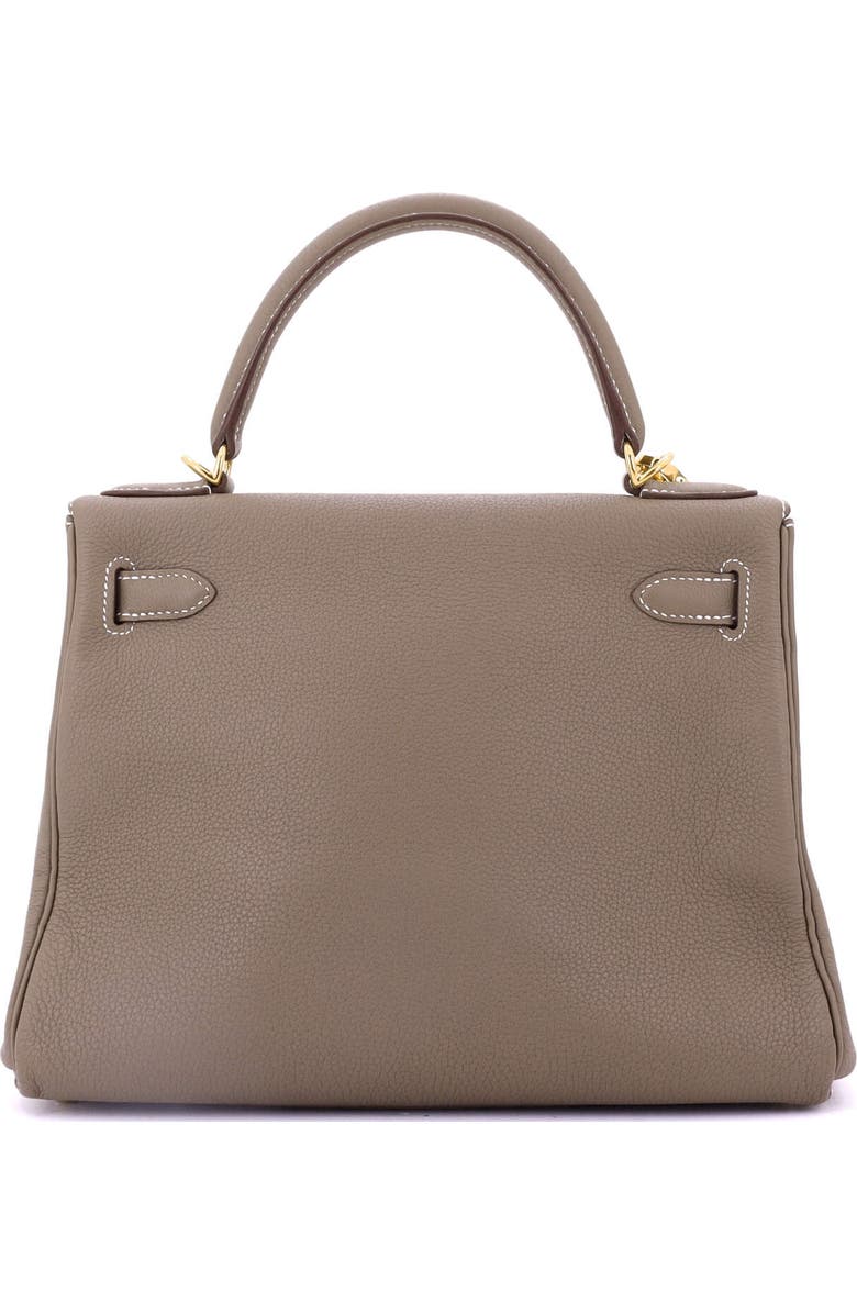 Pre-Owned Hermes Kelly Handbag Grey Togo with Gold Hardware 28, Alternate, color, Etoupe
