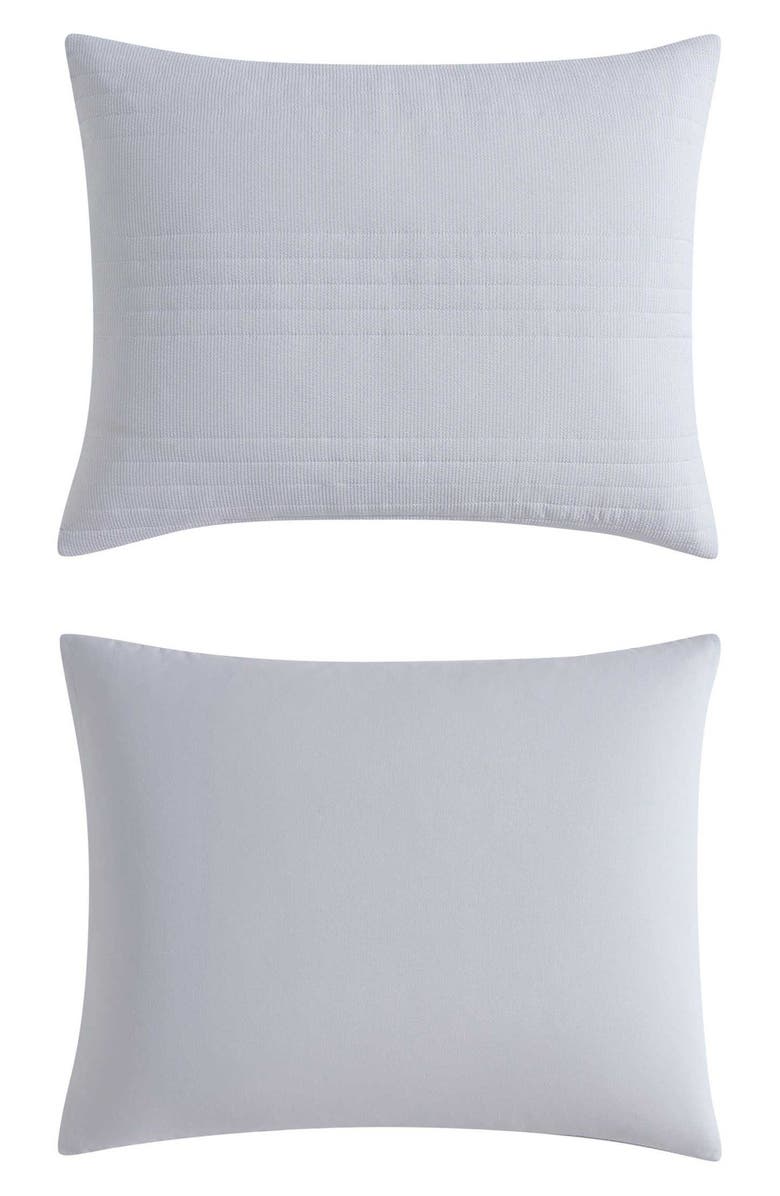 Vera Wang Seersucker Stripe Quilt & Sham Set, Alternate, color, Lt-Pastel Blue