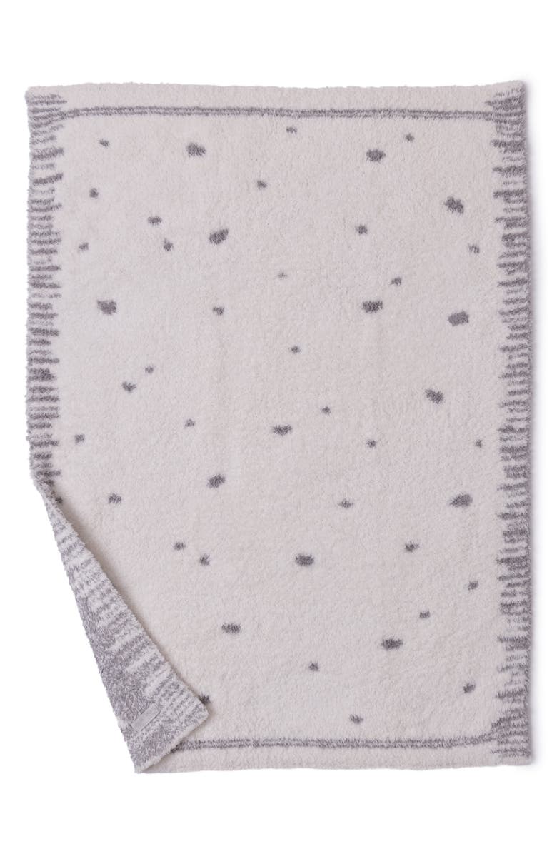 Barefoot Dreams<sup>®</sup> CozyChic<sup>®</sup> Dot Stroller Blanket, Alternate, color, Cream-Pewter