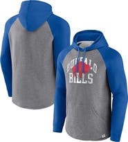 FANATICS Men's Fanatics Branded Heather Gray Buffalo Bills Favorite Arch Raglan Pullover Hoodie